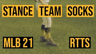 MLB 21 RTTS - How to Wear Stance Team Socks