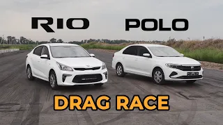 Kia Rio vs Volkswagen Polo: DRAG RACE