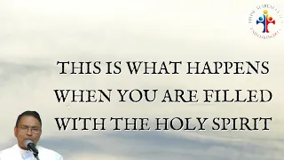 This is what happens when you are filled with the Holy Spirit... - Fr Paul Parekkattil VC