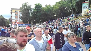 Митинг За Светлану Тихановскую В городе Мозырь 6
