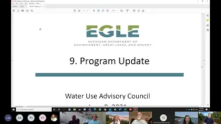 Water Use Advisory Council Meeting - June 8, 2021