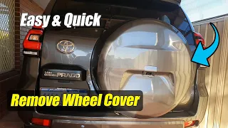 How to Safely Remove Toyota Prado Spare Wheel Cover