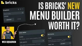 Is Bricks Builder's New Menu Builder Good Enough? BricksBuilder.io Wordpress Mega Menu Tutorial