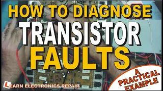 How To Diagnose Faults In Transistor Circuits - A Practical Example Samson TXM16 1000W Powered Mixer