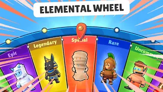 NEW WHEEL 🤯🌪️ ELEMENTAL WHEEL - Stumble Guys