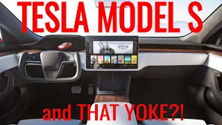 2021 Tesla Model S – and that YOKE?!