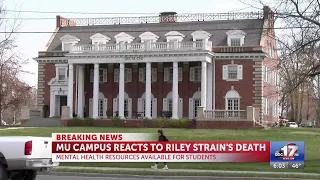 MU Campus reacts to Riley Strain's death