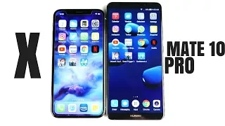 iPhone X vs Mate 10 Pro Speed Test!