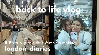 london diaries ☕️ dates, IKEA trips and making mo:mos 🥟 | Tenisa & Mini