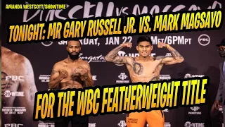 TONIGHT! WBC FEATHERWEIGHT TITLE UP FOR GRABS: MR GARY RUSSELL VS. MARK MAGSAYO #shorts