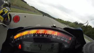 Mike Spike Edwards takes Kawasaki ZX10 'Cato' to Brno onboard action motorcycle video motorbike