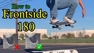 HOW TO FRONTSIDE 180 - a guide to make learning to skate easy for beginners