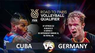 Cuba vs Germany | Volleyball Olympic QT 2023