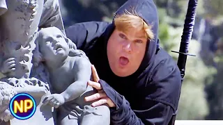 Chris Farley vs  Angry Doberman | Beverly Hills Ninja