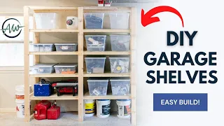 DIY Garage Shelves | How To Build Easy Storage For Your Garage Or Workshop