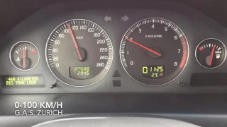 Volvo V70 2.5T 0-100 km/h acceleration