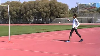 High jump drill - Connecting the approach with take-off