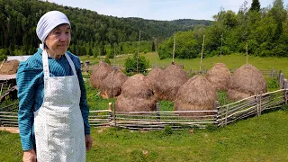 Amazing Life In Shoria Mountains. Russia Village Life