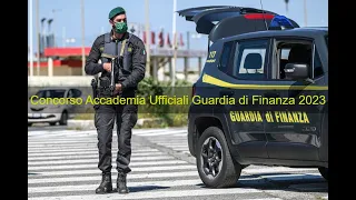 Concorso 69 Allievi Ufficiali Accademia Guardia di Finanza 2023