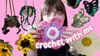 crochet with me (preparing for a craft market episode 1)