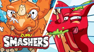 SMASHERS Dino Ice Age Compilation! | Freezingly Cool Series 3! | SMASHERS! | Shows For Kids!