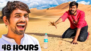 @MRINDIANHACKER Challenge Us To Survive 48 Hours In Desert 🏜️ - आखिर हमारे साथ ये क्या हो गया 😭