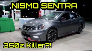 NISMO Sentra DESTROYS Nissan 350z in Street Race!