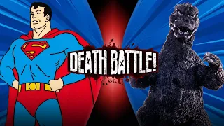 Fan Made Death Battle Trailer: Superman (Super Friends) vs Godzilla (Showa)