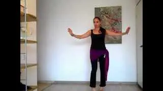 How to do a Belly Dance Traveling Hip Twist