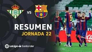 Resumen de Real Betis vs FC Barcelona (2-3)