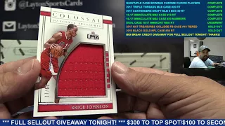 Dual Case Break 2016-17 Panini Immaculate & National Treasures Basketball