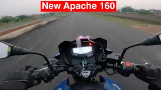 2022 TVS Apache 160 New Model Ride Impression 🔥