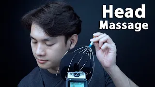 [ASMR] นวดหัวกันเงียบๆ | Head Massage 👏 (NO TALKING)