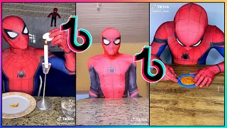 😂MELHORES VÍDEOS DO HOMEM ARANHA DO TIKTOK #8  -  (@spider_slack)