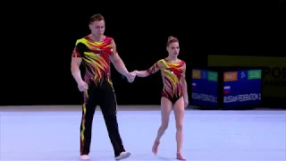 2018 Acrobatic Worlds – Russia, Mixed Pair Qualifications