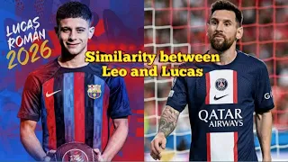 Barcelona new wonderkid compared to Lionel Messi. Lucas Roman skills.New Messi for Barcelona.