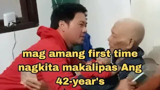 mag-amang first time nagkita makalipas Ang 42-year's