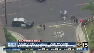 California college town mourns after shooting