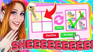 I Traded SHEEEP ONLY in Adopt Me! Roblox Adopt Me Trading Challenge! MEME PETS!