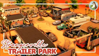 I Built A Strangerville TRAILER PARK!! 🚌 | Speed-build | The Sims 4