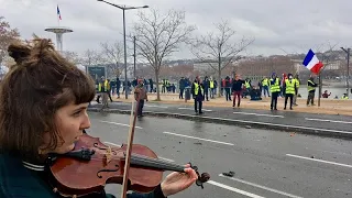 Gelbe Westen in Lyon