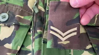 British Army Smock Windproof Jacket, CS95 Woodland (DPM).