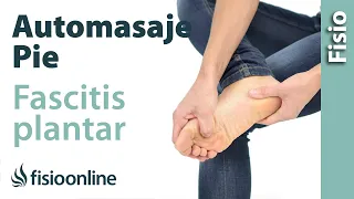 Automasaje de la fascia plantar para el tratamiento de la fascitis plantar