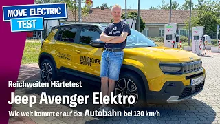 Jeep Avenger Elektro - Besser als Tesla Model Y SR? Autobahn-Verbrauch und reale Reichweite