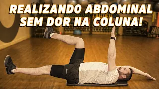 COMO REALIZAR ABDOMINAL SEM TER DOR NA COLUNA! Fisioprev com Guilherme Stellbrink