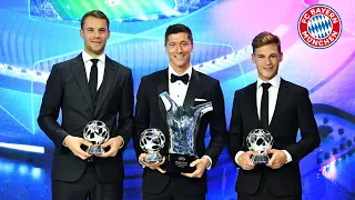 🏆 UEFA Ceremony - Behind den Scenes with FC Bayern's winners Lewandowski, Neuer, Kimmich & Flick