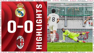 Highlights | Maignan saves a penalty | Real Madrid 0-0 AC Milan