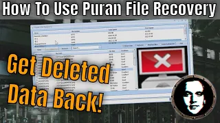 How To Use Puran File Recovery - Recover Deleted & Corrupted Files - For FREE
