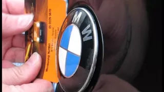 How to Remove or Replace BMW Bonnet or Boot Badge