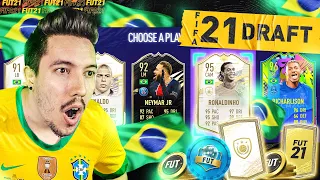 BRAZILOS ROBBANTÁSKA 🔥⚽ FIFA 21 DRAFT